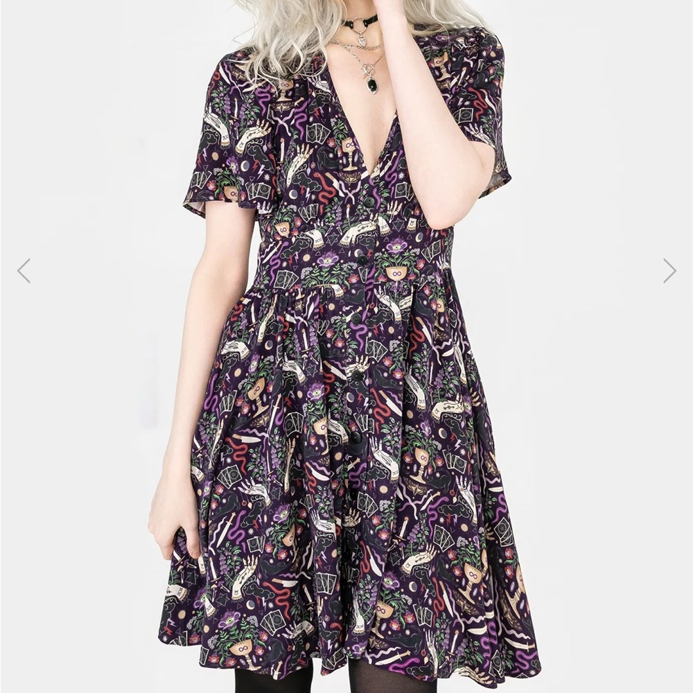 Disturbia Modern Mystic Midi Dress